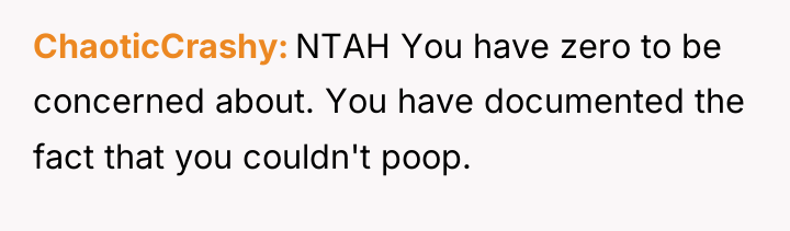 ChaoticCrashy NTAH You have zero to be concerned about. You...
