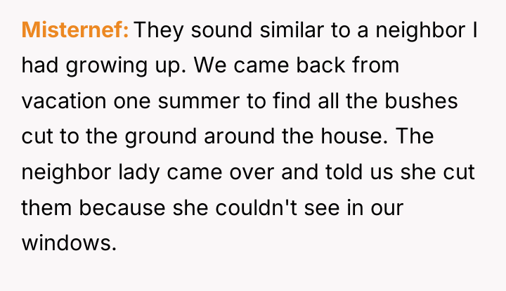 Misternef They sound similar to a neighbor I had growing...