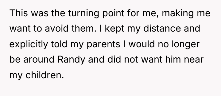 This was the turning point for me, making me want...