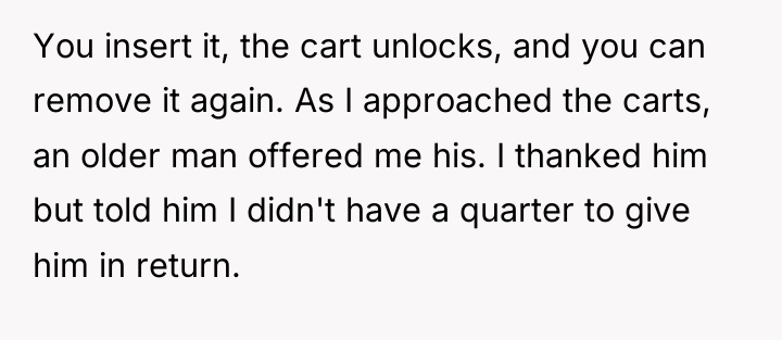 You insert it, the cart unlocks, and you can remove...