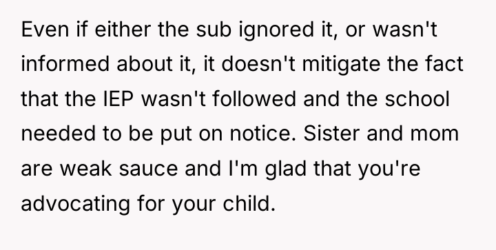 Even if either the sub ignored it, or wasn't informed...