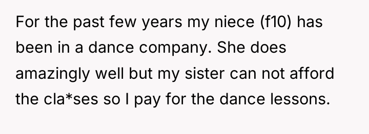 For the past few years my niece (f10) has been...