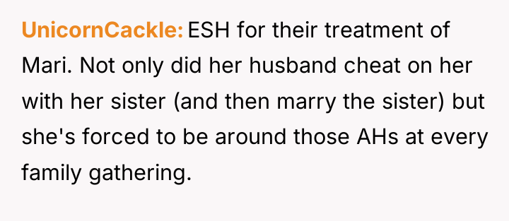 UnicornCackle ESH for their treatment of Mari. Not only did...