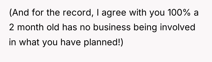 (And for the record, I agree with you 100% a...