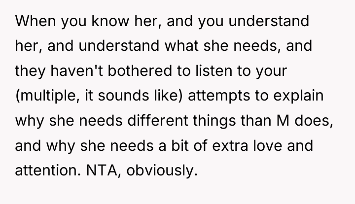 When you know her, and you understand her, and understand...