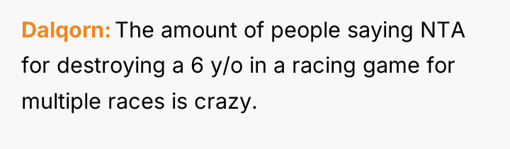 Dalqorn The amount of people saying NTA for destroying a...