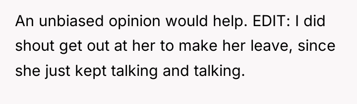 An unbiased opinion would help. EDIT: I did shout get...