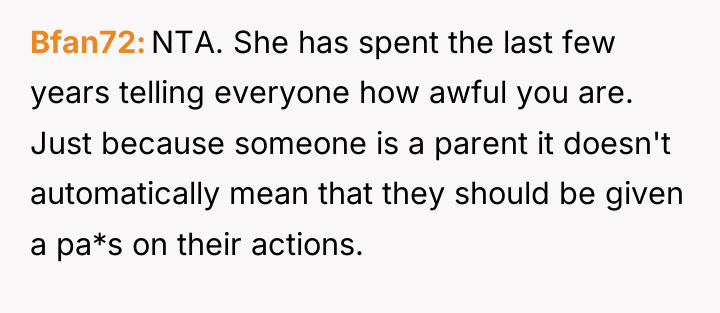 Bfan72 NTA. She has spent the last few years telling...