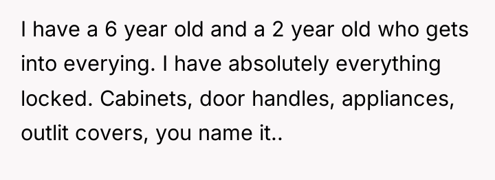 I have a 6 year old and a 2 year...