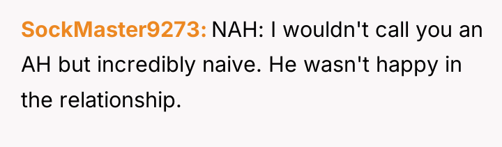 SockMaster9273 NAH: I wouldn't call you an AH but incredibly...