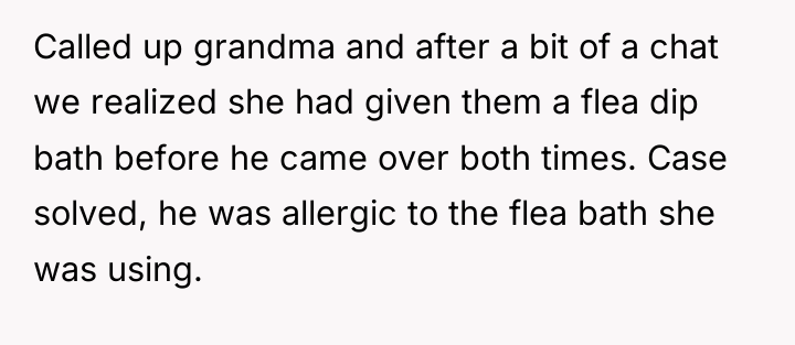 Called up grandma and after a bit of a chat...