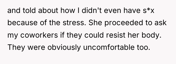 and told about how I didn't even have s*x because...