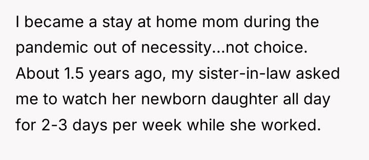 I became a stay at home mom during the pandemic...