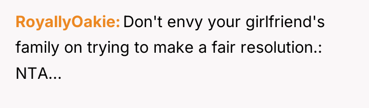 RoyallyOakie Don't envy your girlfriend's family on trying to make...
