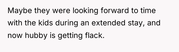 Maybe they were looking forward to time with the kids...