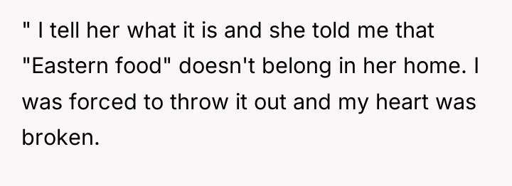 " I tell her what it is and she told...