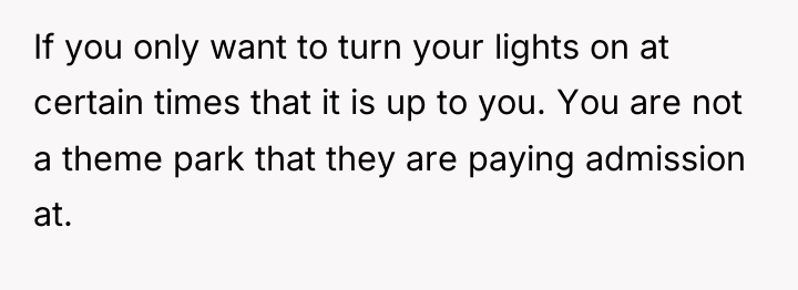 If you only want to turn your lights on at...