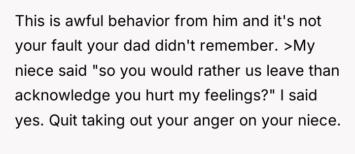 This is awful behavior from him and it's not your...