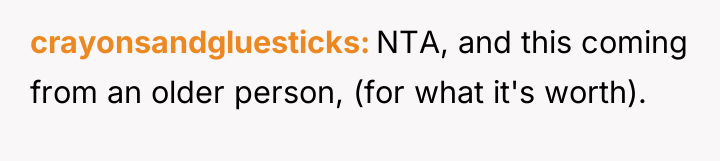 crayonsandgluesticks NTA, and this coming from an older person, (for...