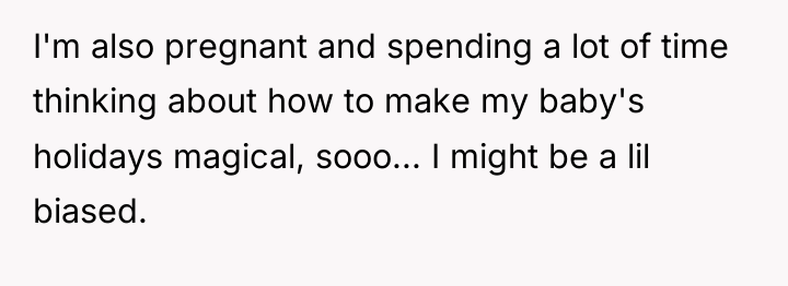 I'm also pregnant and spending a lot of time thinking...