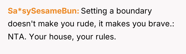 Sa*sySesameBun Setting a boundary doesn't make you rude, it makes...