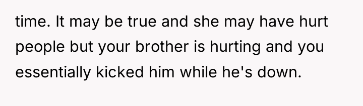 time. It may be true and she may have hurt...