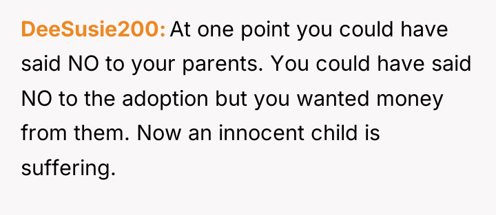 DeeSusie200 At one point you could have said NO to...