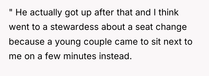 " He actually got up after that and I think...