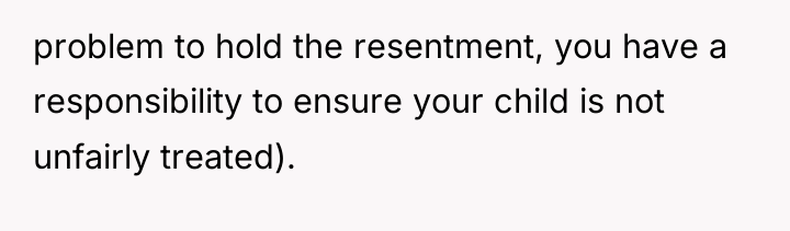 problem to hold the resentment, you have a responsibility to...