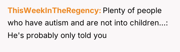 ThisWeekInTheRegency Plenty of people who have autism and are not...