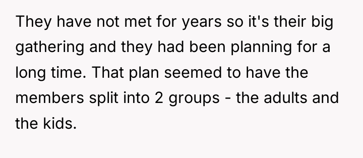 They have not met for years so it's their big...