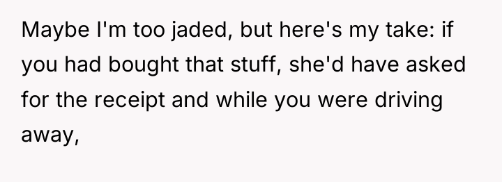 Maybe I'm too jaded, but here's my take: if you...