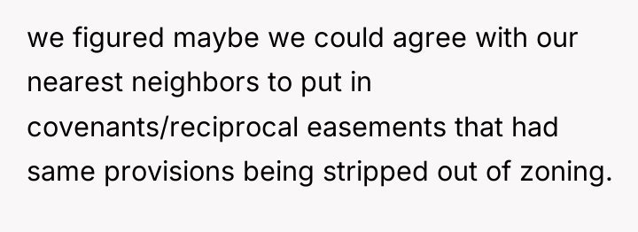 we figured maybe we could agree with our nearest neighbors...