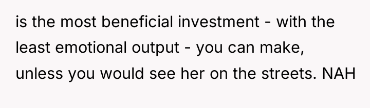is the most beneficial investment - with the least emotional...