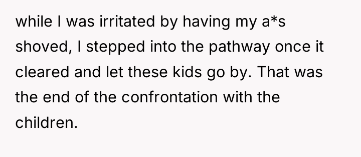 while I was irritated by having my a*s shoved, I...