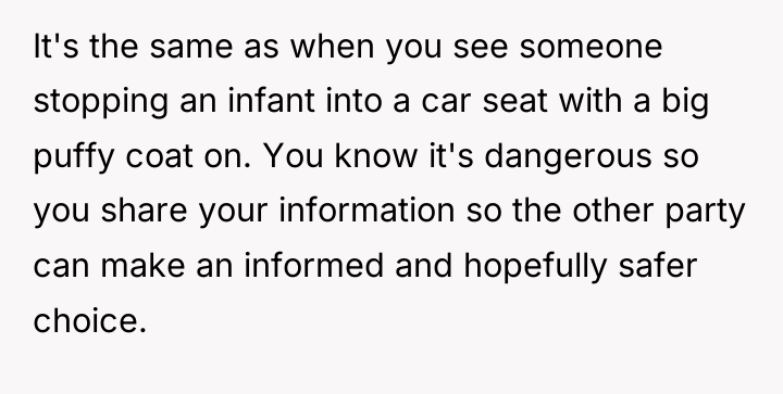 It's the same as when you see someone stopping an...