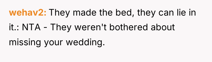 wehav2 They made the bed, they can lie in it.:...