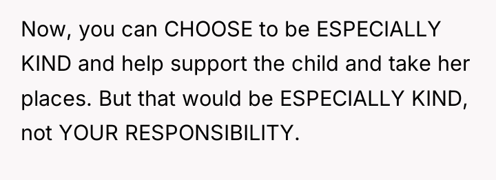 Now, you can CHOOSE to be ESPECIALLY KIND and help...