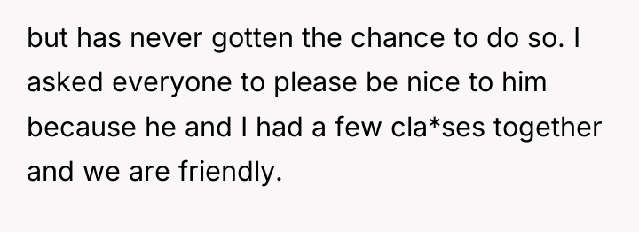 but has never gotten the chance to do so. I...