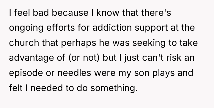 I feel bad because I know that there's ongoing efforts...
