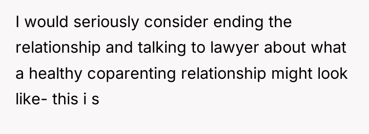 I would seriously consider ending the relationship and talking to...