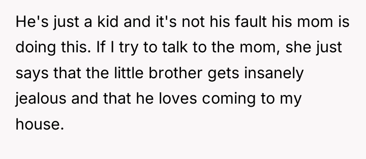 He's just a kid and it's not his fault his...