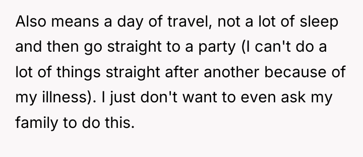 Also means a day of travel, not a lot of...