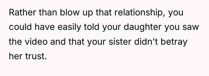 Rather than blow up that relationship, you could have easily...