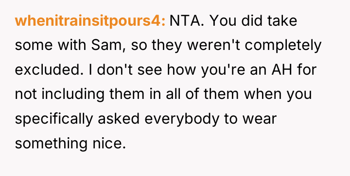 whenitrainsitpours4 NTA. You did take some with Sam, so they...