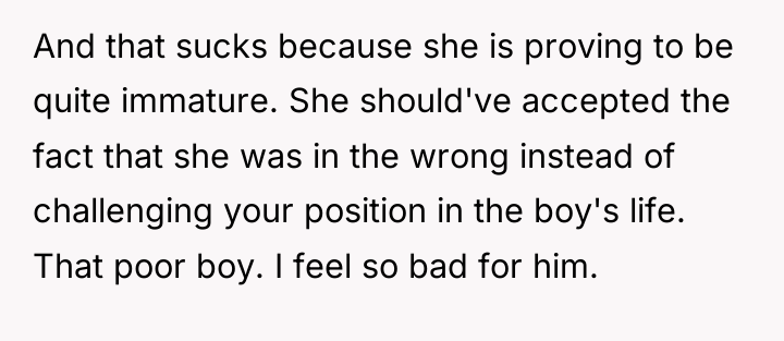 And that sucks because she is proving to be quite...