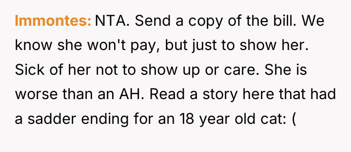 lmmontes NTA. Send a copy of the bill. We know...