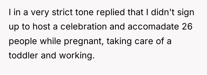 I in a very strict tone replied that I didn't...