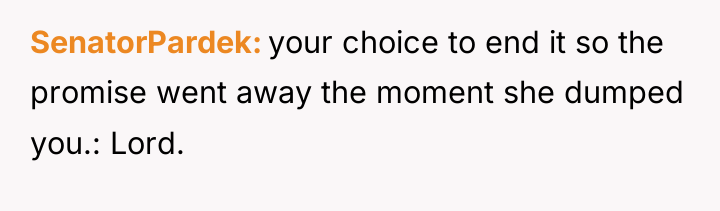 SenatorPardek your choice to end it so the promise went...