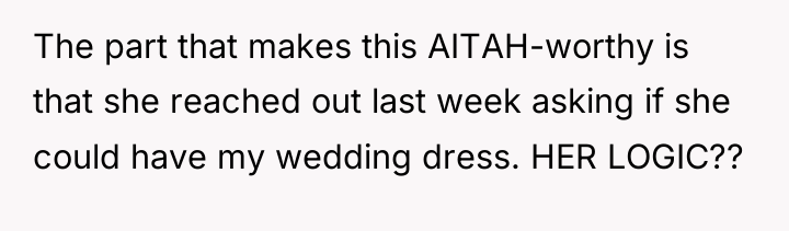 The part that makes this AITAH-worthy is that she reached...